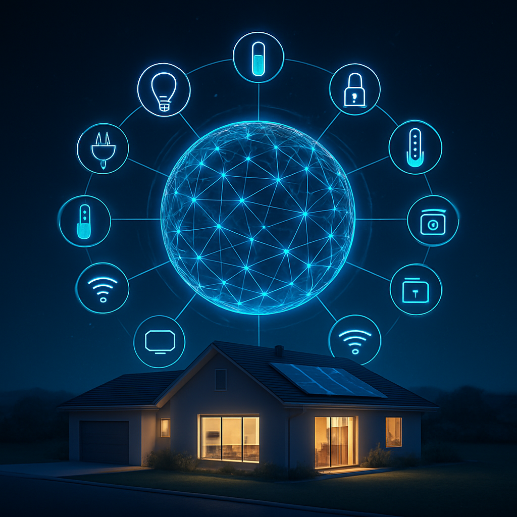 A comprehensive R&D project to develop custom hardware and an integrated software platform for smart home automation, focusing on energy efficiency and seamless user experience.